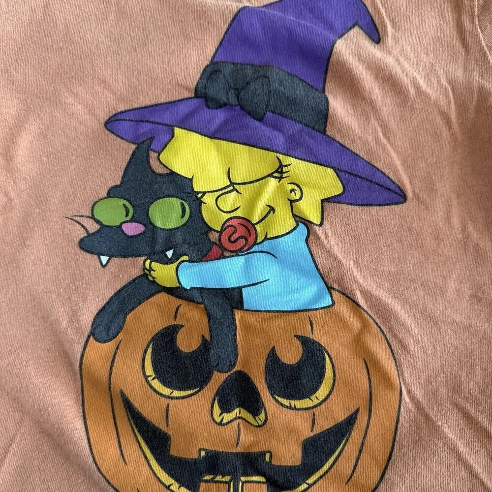 The Simpsons Toddler Halloween Shirt Maggie Snowball Inside Pumpkin Old Navy 3T